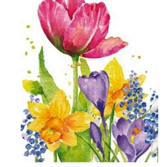 Pacote Com 20 Guardanapos De Papel 33x33cm Butterfly & Bee Napkin